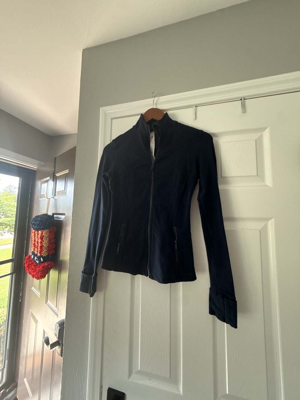 Lululemon Define Jacket Slim Fit Full Zip Size 4 Blue